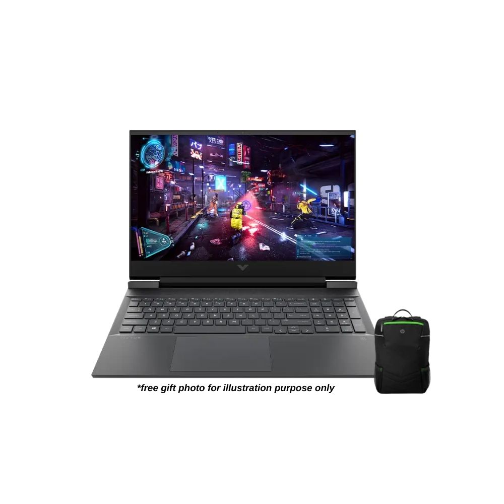 HP Victus 16-d1072TX Silver 6J9E0PA Gaming Laptop | i5-12500H | 8GB RAM 512GB SSD | 16.1" FHD 144Hz | GTX1650 | W11 |BAG