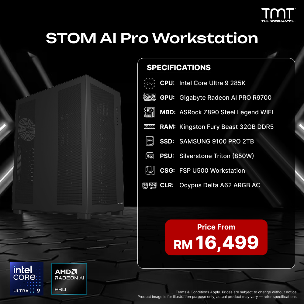 STOM AI Pro Workstation - PC Build Package