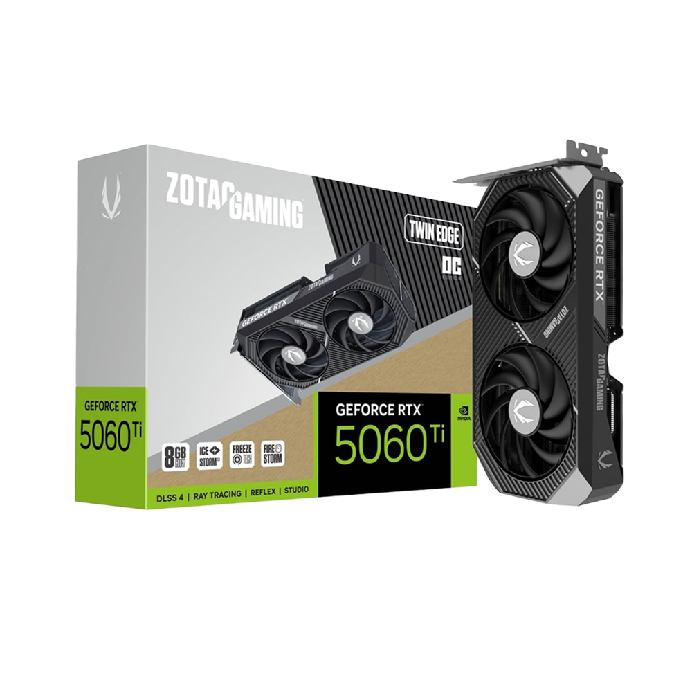 ZOTAC GAMING GeForce RTX 5060 Ti Twin Edge OC 8GB GDDR7 Graphics Card