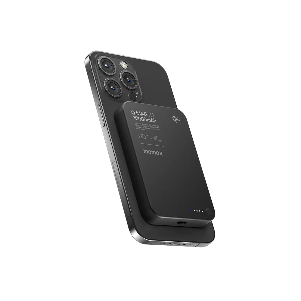 Momax Q.Pass X1 Qi2 CCC Magnetic Wireless Battery Pack