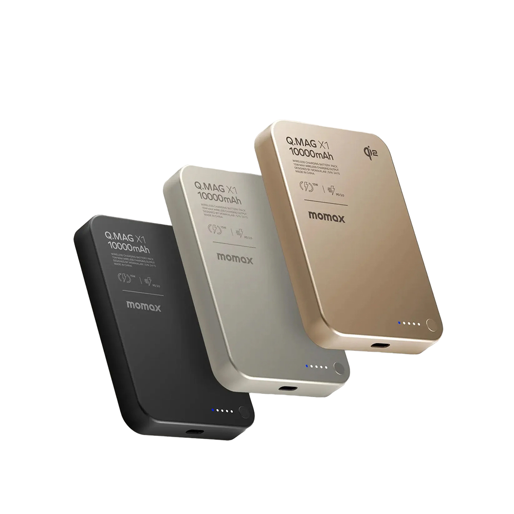 Momax Q.Pass X1 Qi2 CCC Magnetic Wireless Battery Pack