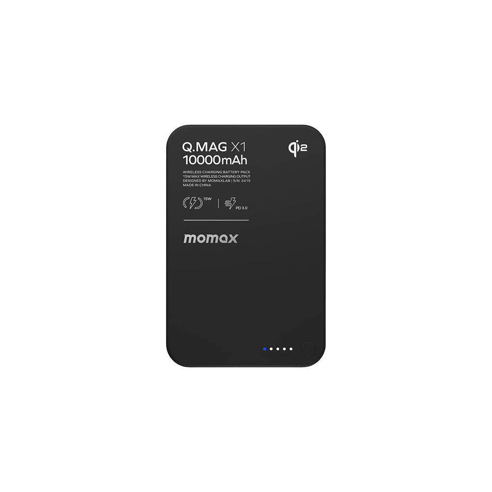 Momax Q.Pass X1 Qi2 CCC Magnetic Wireless Battery Pack
