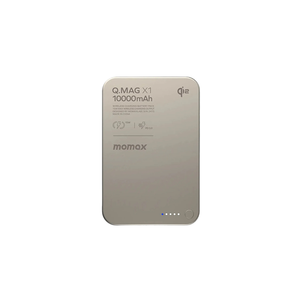 Momax Q.Pass X1 Qi2 CCC Magnetic Wireless Battery Pack