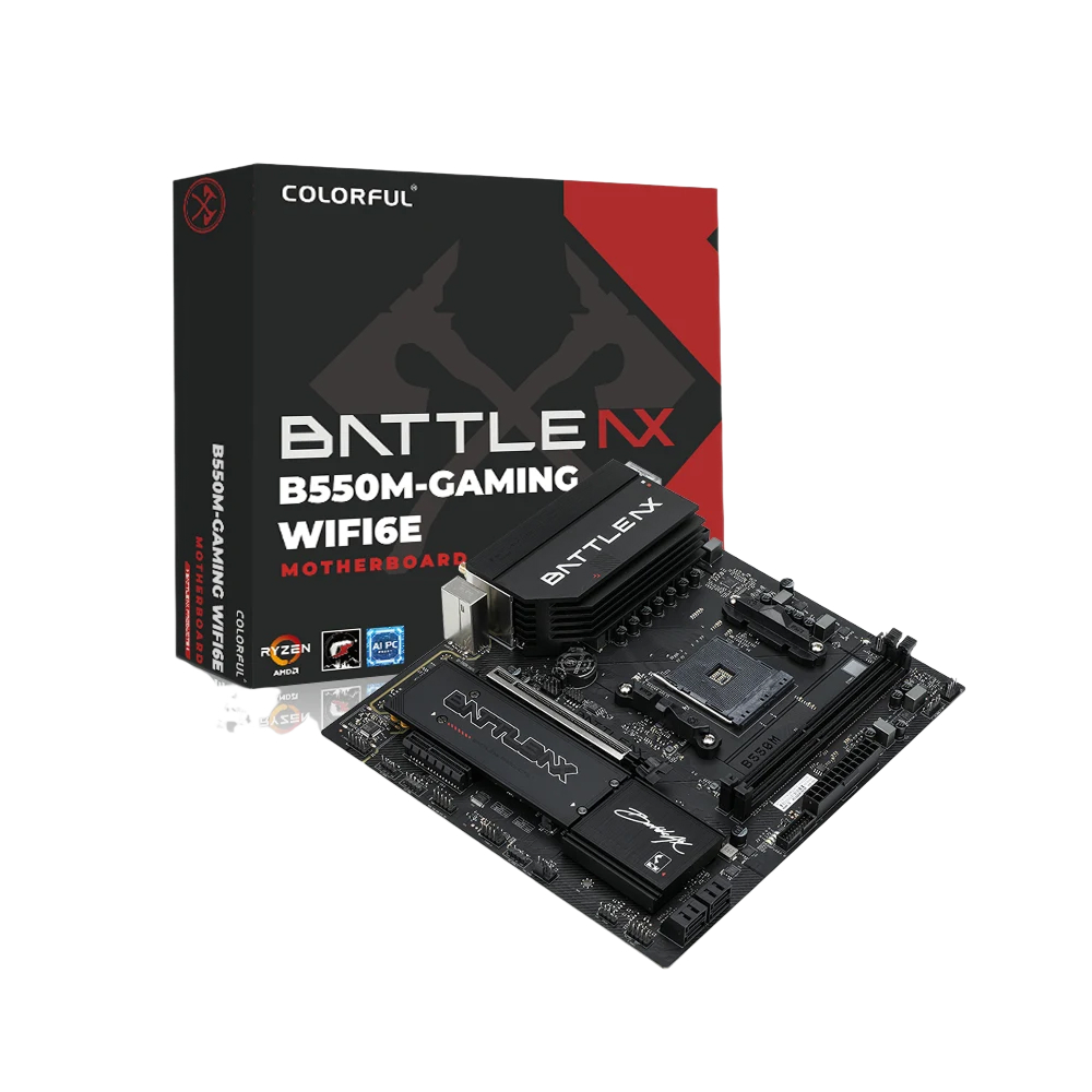 Colorful B550M-GAMING WIFI6E V14 BATTLE-AX AM4 mATX Motherboard
