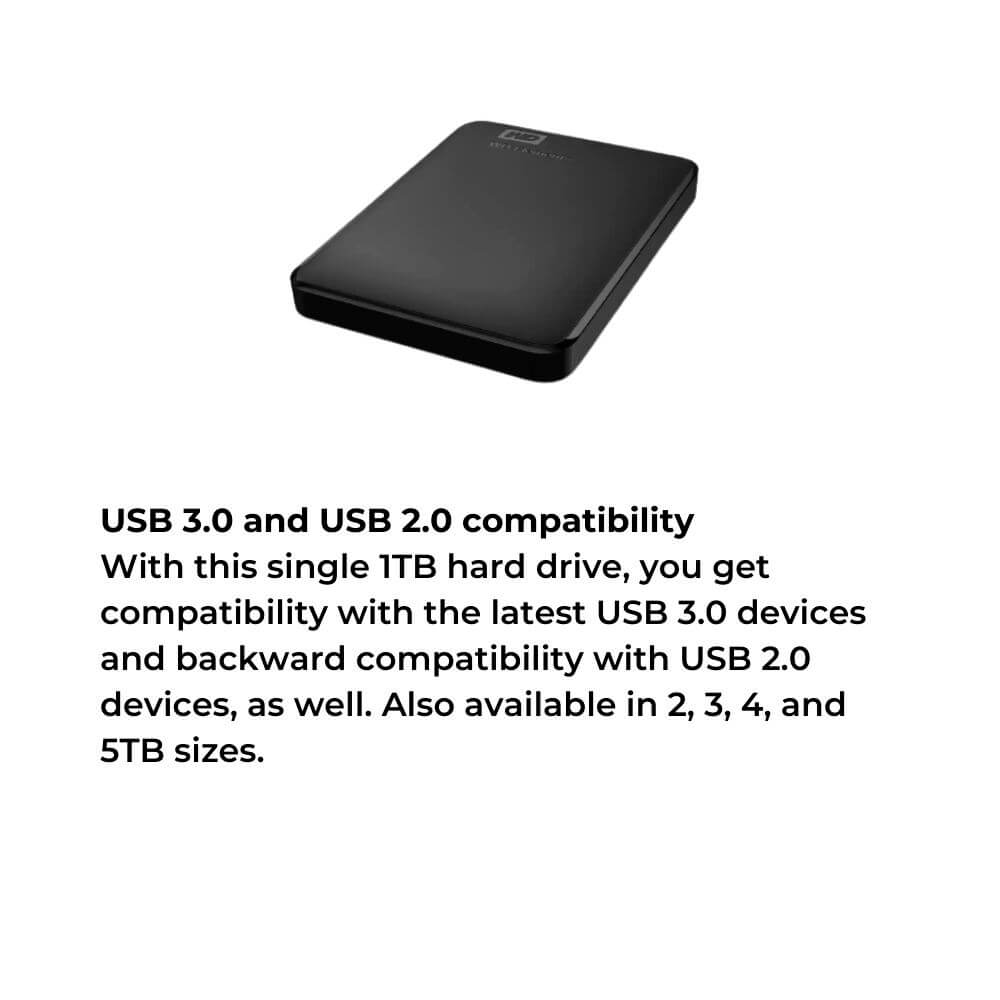 WD Elements USB 3.0 External Hard Disk