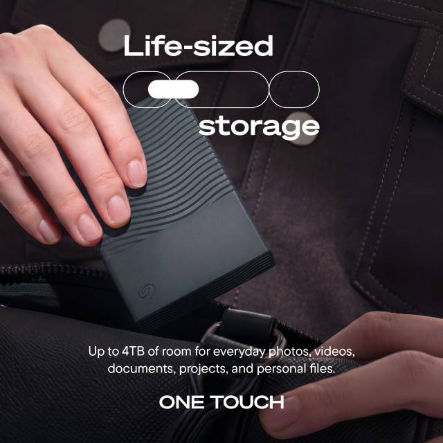 Seagate One Touch USB-C with Password External Hard Disk
