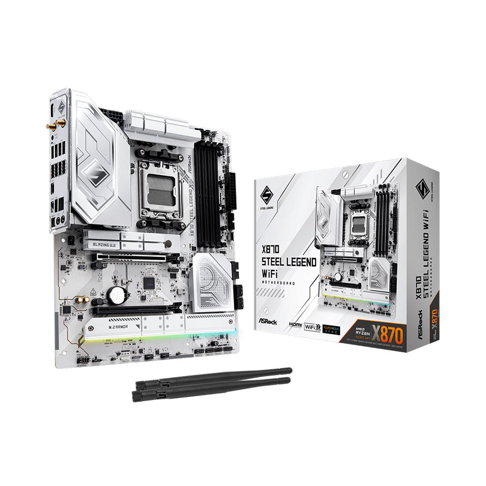 ASRock X870 STEEL LEGEND WIFI AM5 ATX Motherboard