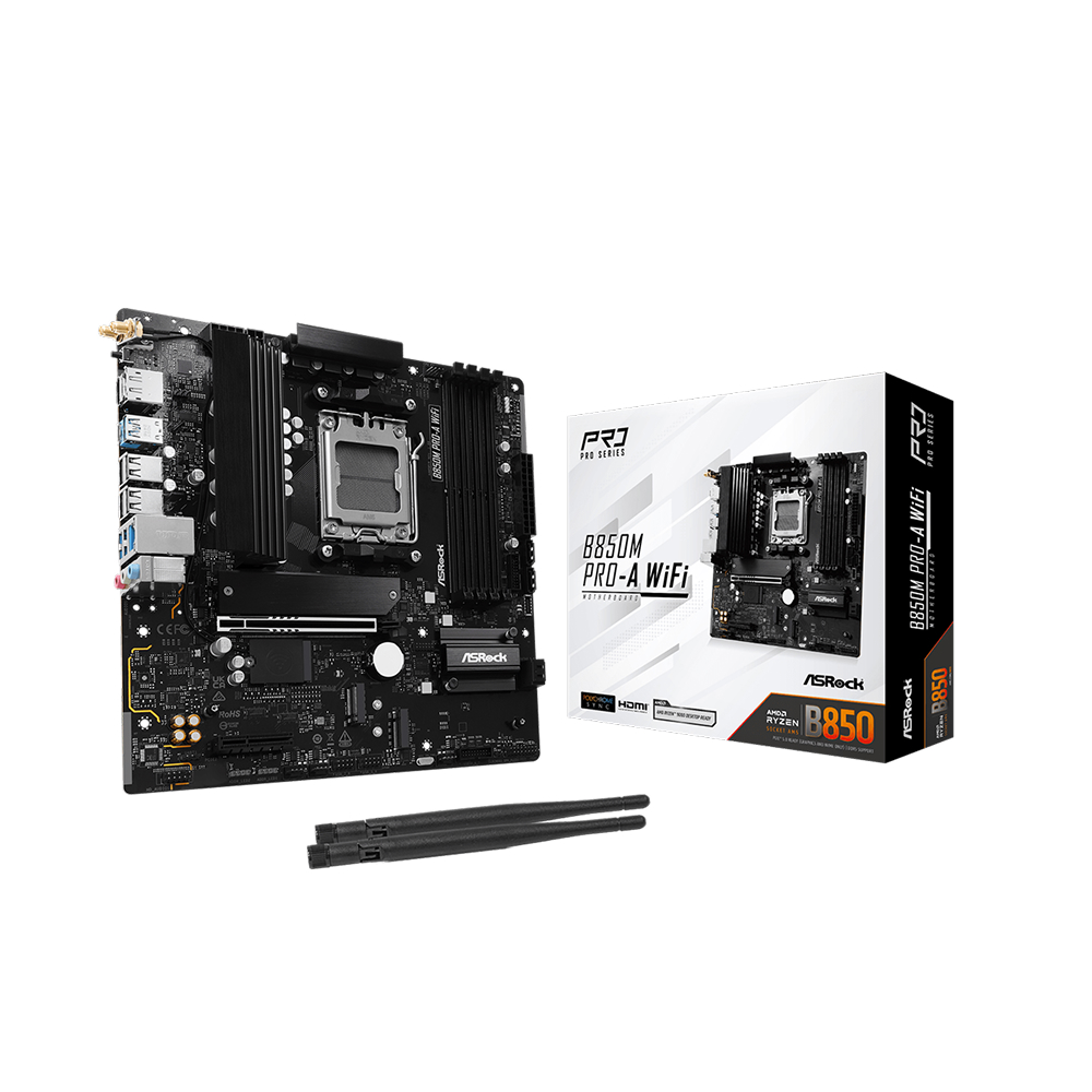 ASRock B850M Pro-A WIFI AM5 mATX Motherboard