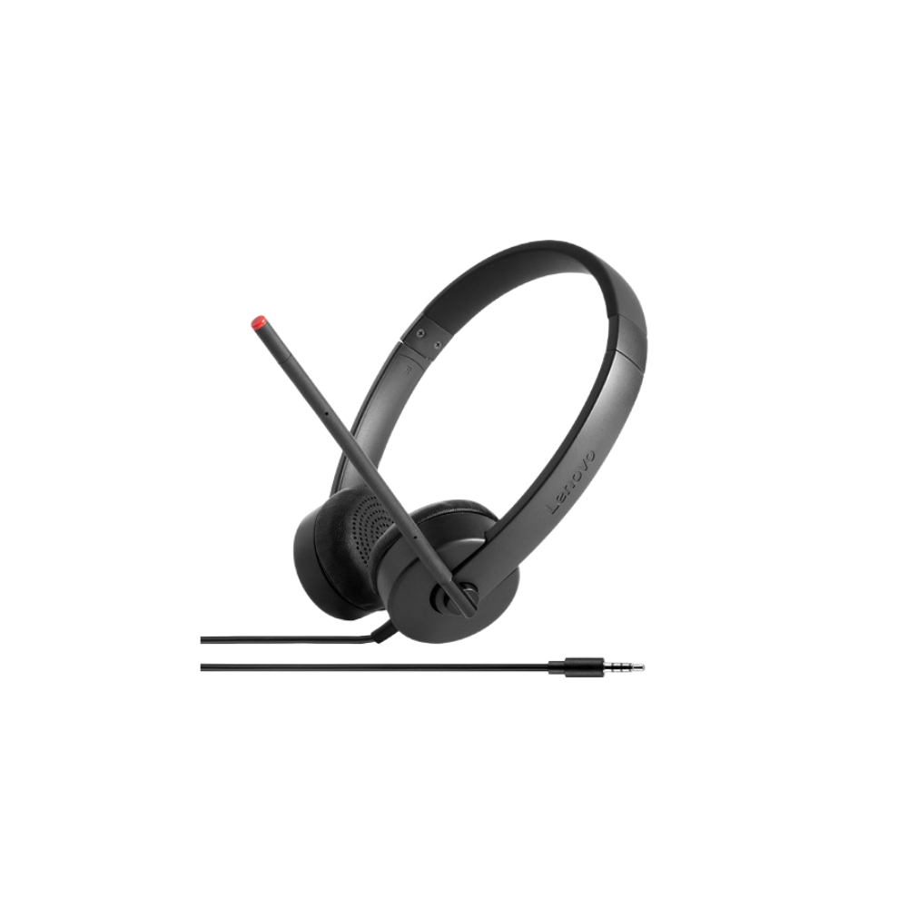Lenovo Stereo Analog Headset (4XD0K25030) | 1 Year Warranty