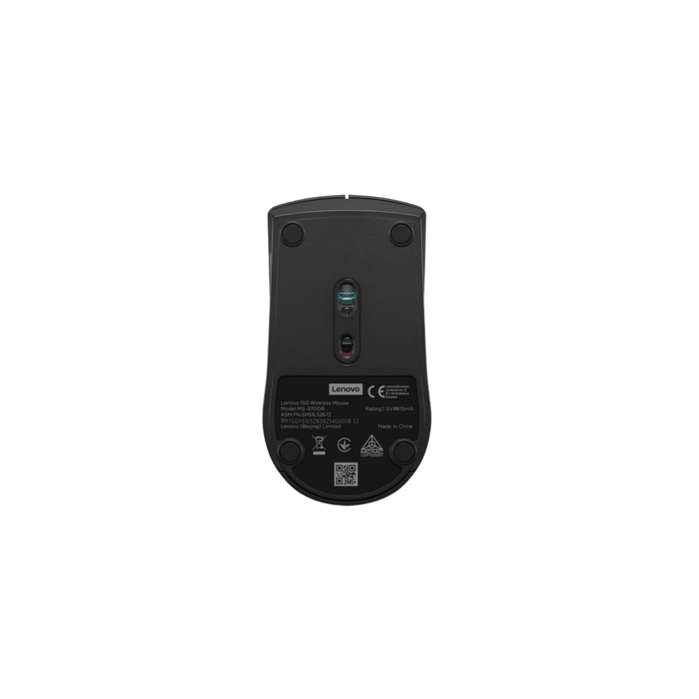 Lenovo 150 Wireless Mouse | 1000 DPI | 2.4G (GY51L52638)