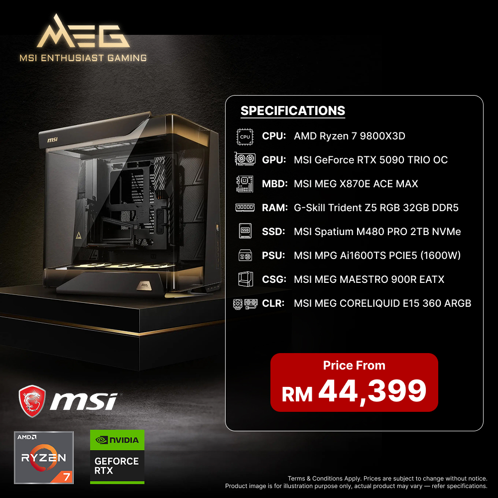 MSI MEG MAESTRO 900R - PC Build Package