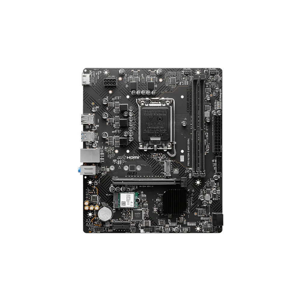 MSI PRO H610M-S WIFI DDR4 LGA1700 mATX Motherboard