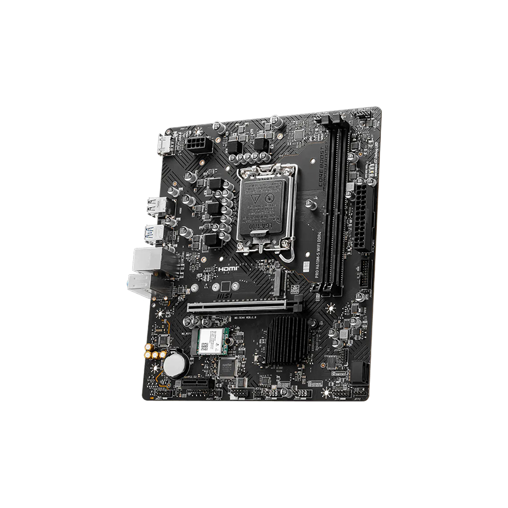 MSI PRO H610M-S WIFI DDR4 LGA1700 mATX Motherboard