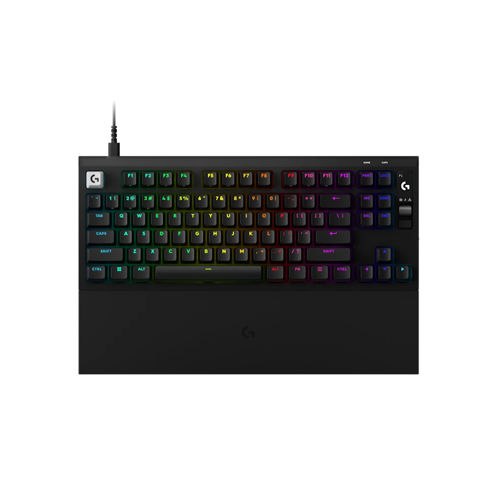 Logitech G PRO X2 RAPID 8K Wired TKL Analog Gaming Keyboard With OLED