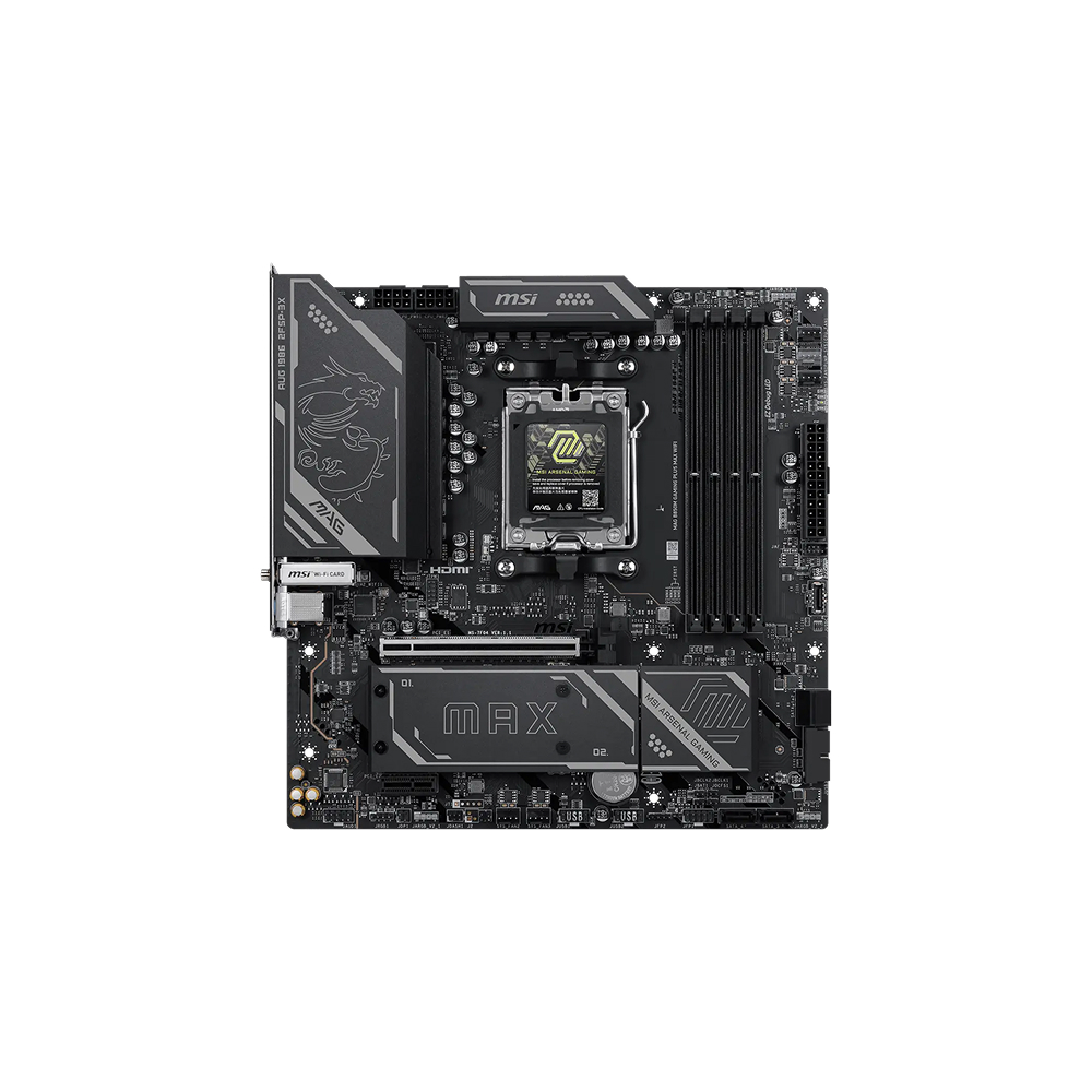 MSI MAG B850M GAMING PLUS MAX WIFI AM5 mATX Motherboard