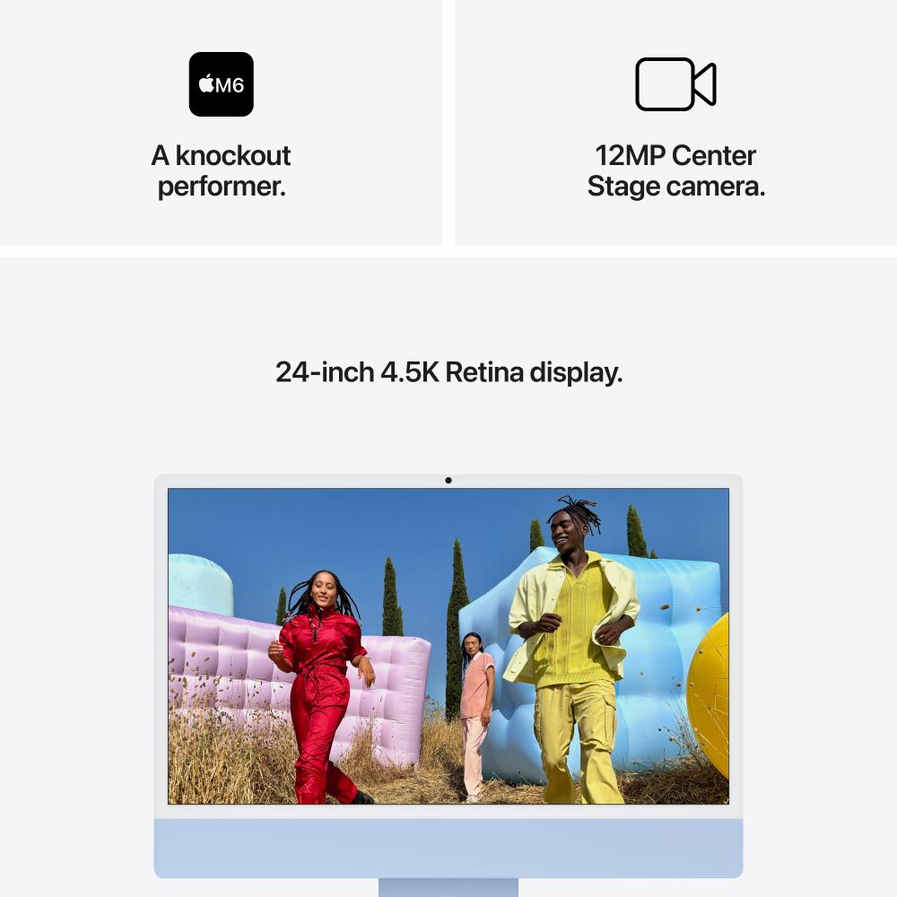 Apple 24-inch iMac with Retina 4.5K display M6 Chip