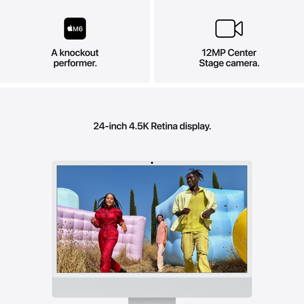 Apple 24-inch iMac with Retina 4.5K display M6 Chip