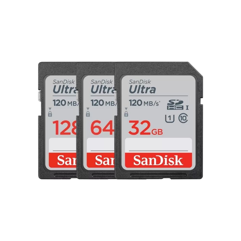 SanDisk SD Card Secure Digital Ultra UHS-I C10 U1 Memory Card