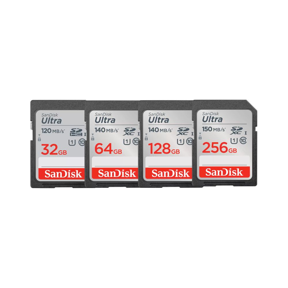 SanDisk SD Card Secure Digital Ultra UHS-I C10 U1 Memory Card