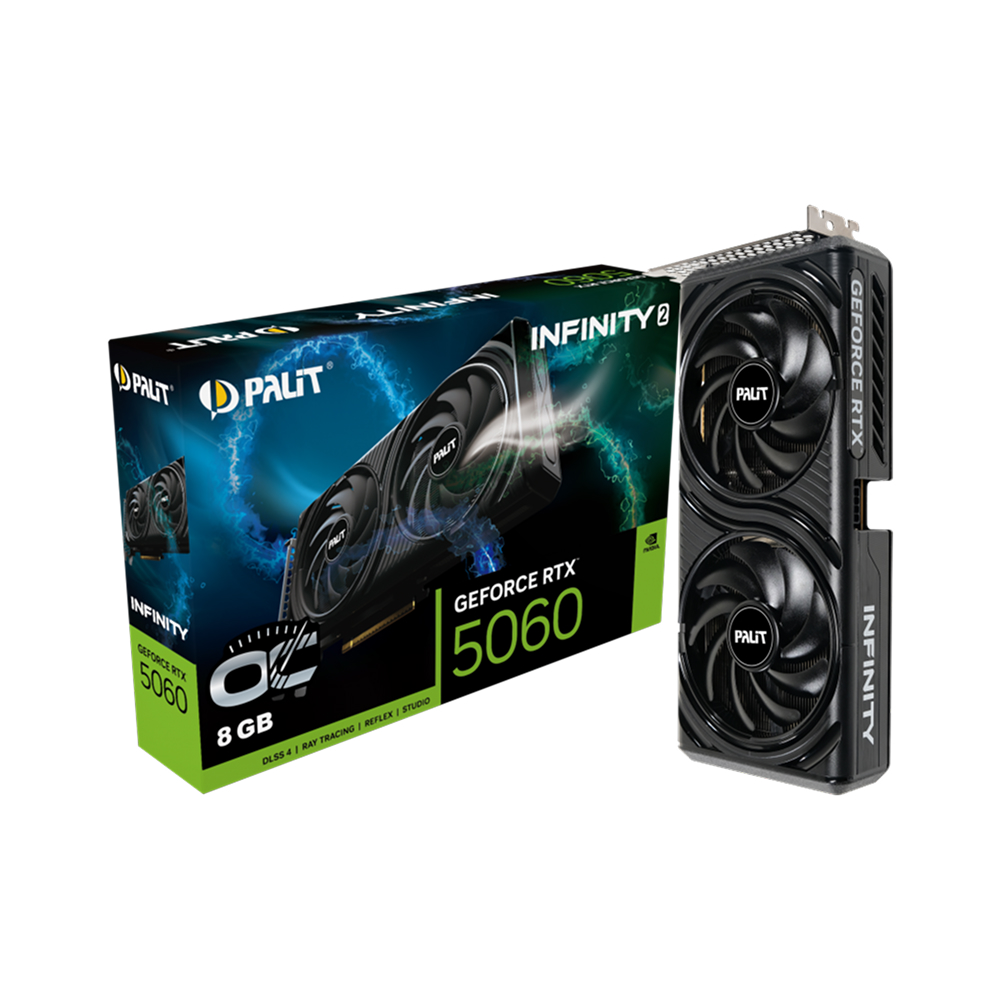 Palit GeForce RTX 5060 Infinity 2 OC V1 8GB GDDR7 Graphics Card