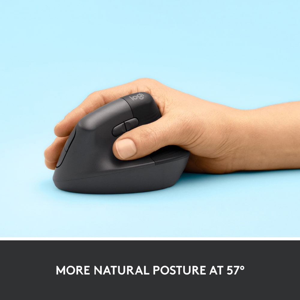 Logitech's Lift Vertical Mouse Feels Great but Gets Dirty Quick