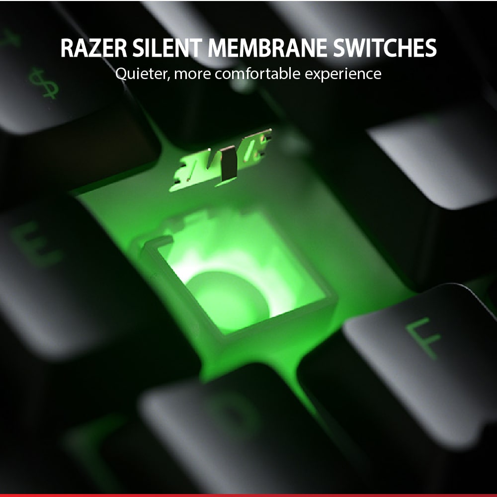 Razer Ornata V3 X Low-profile Membrane Keyboard with Razer Chroma RGB