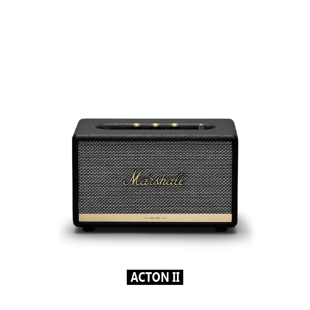 Marshall Acton II Bluetooth Speaker Audio Amplifier & Home Audio Speaker (Black/White/Brown)