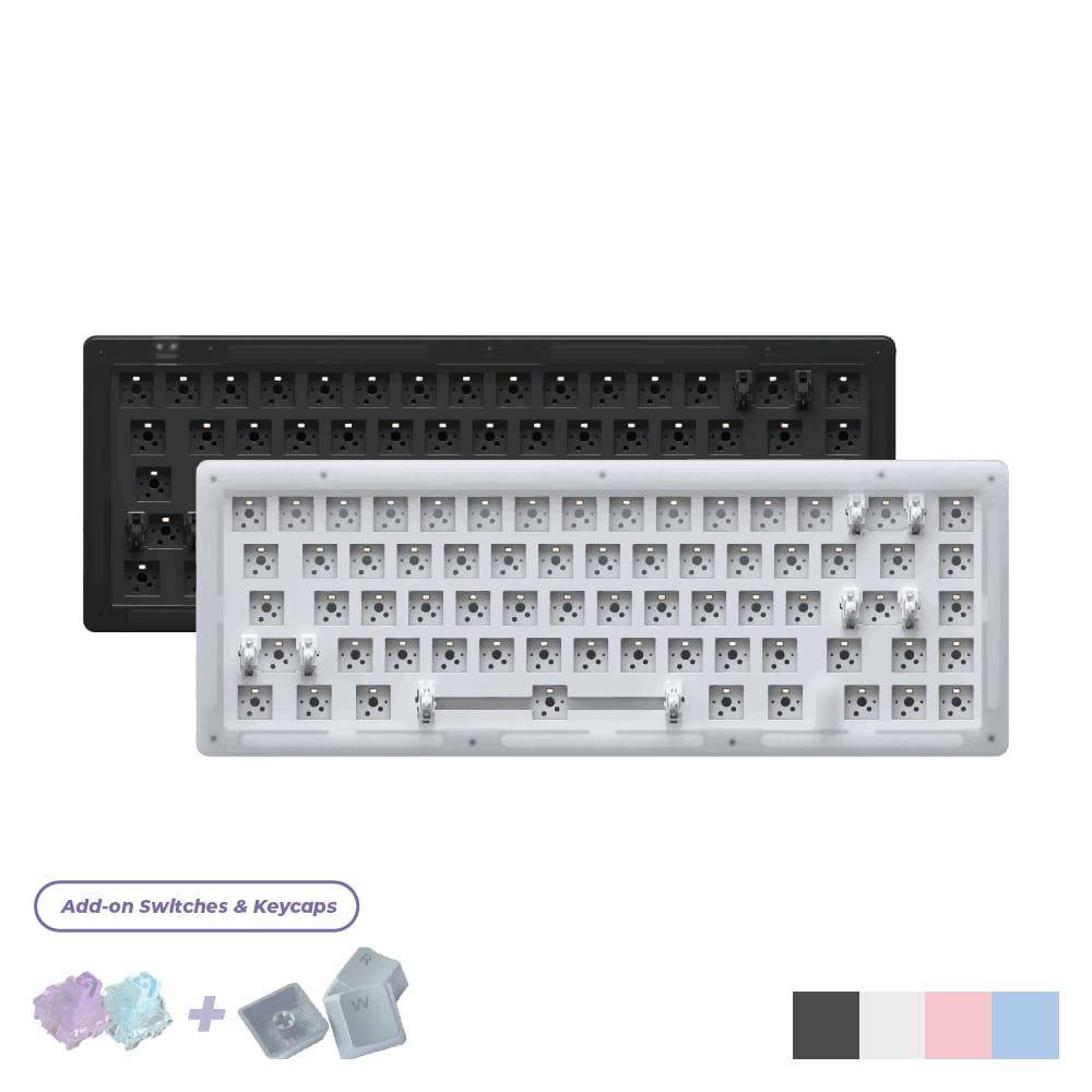 AKKO ACR67/ACR64 Acrylic Gasket Mount Hot-Swappable Barebones Mechanical Keyboard