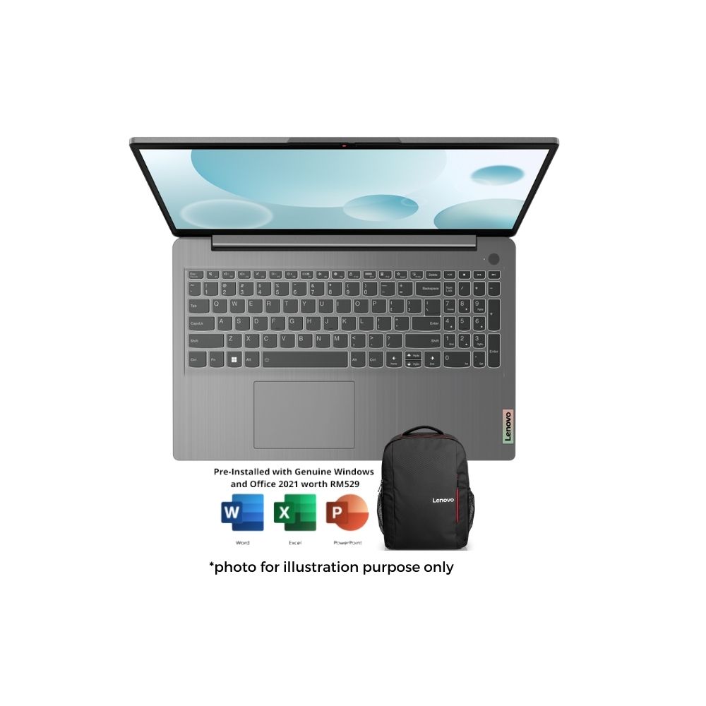 Lenovo IdeaPad 3 15IAU7 Laptop | i3-1215U | 8GB RAM 256GB SSD | 15.6