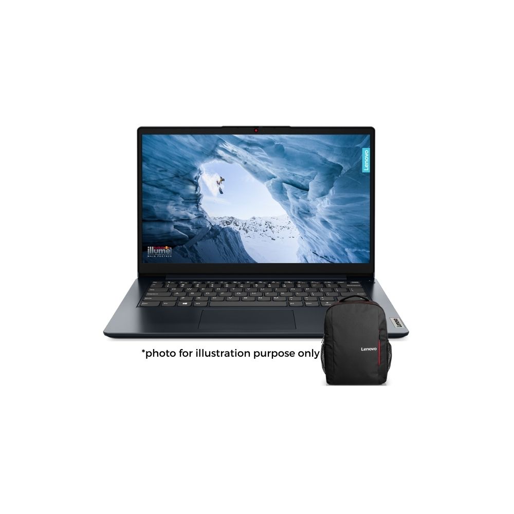 Lenovo IdeaPad 1 14IJL7 (82LV0042MJ / 82LV0043MJ) Laptop | Intel Celeron N4500 | 4GB RAM 256GB SSD | 14" HD | W11 | BAG