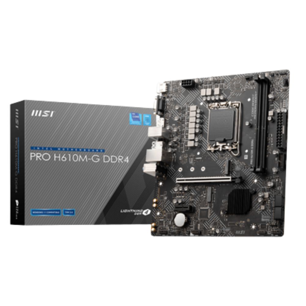MSI LGA1700 Intel H610 PRO H610M-G DDR4 mATX Motherboard