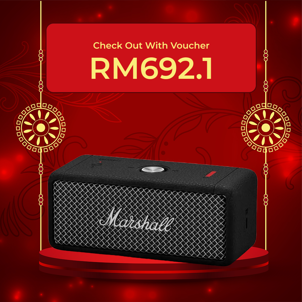Marshall Emberton II Portable Bluetooth Speaker (1 Year Warranty)