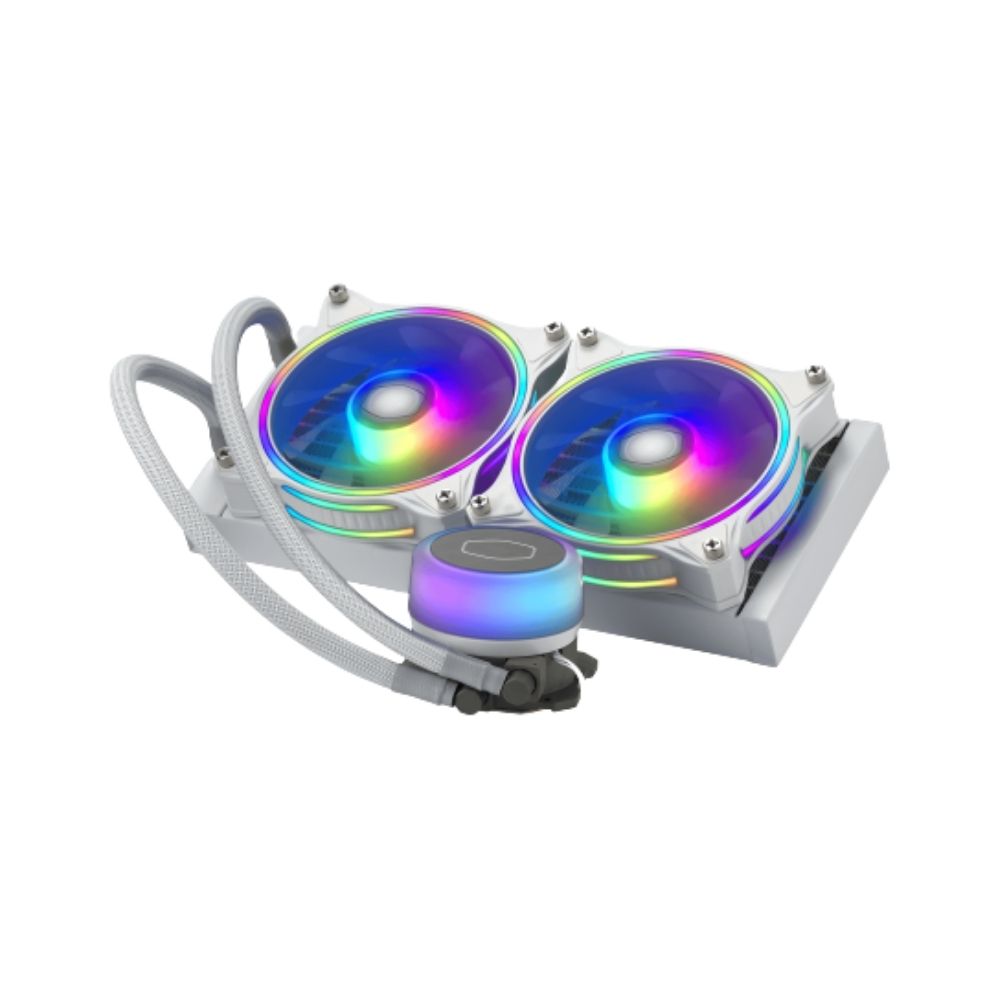 Cooler Master MasterLiquid ML240 ILLUSION White Edition ARGB AIO Liquid Cooling | WHITE