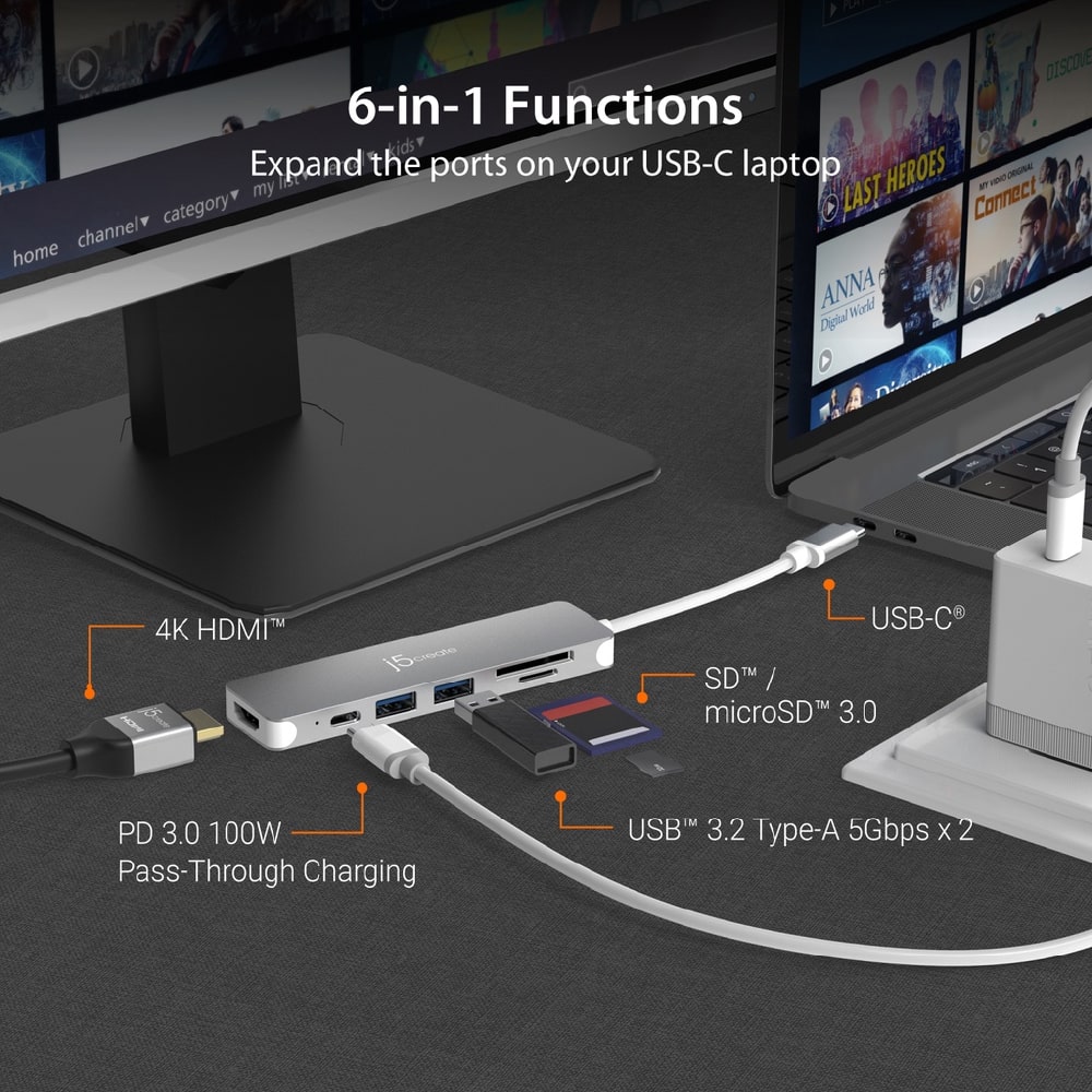 USB-C™ to 4K HDMI™ Adapter – j5create