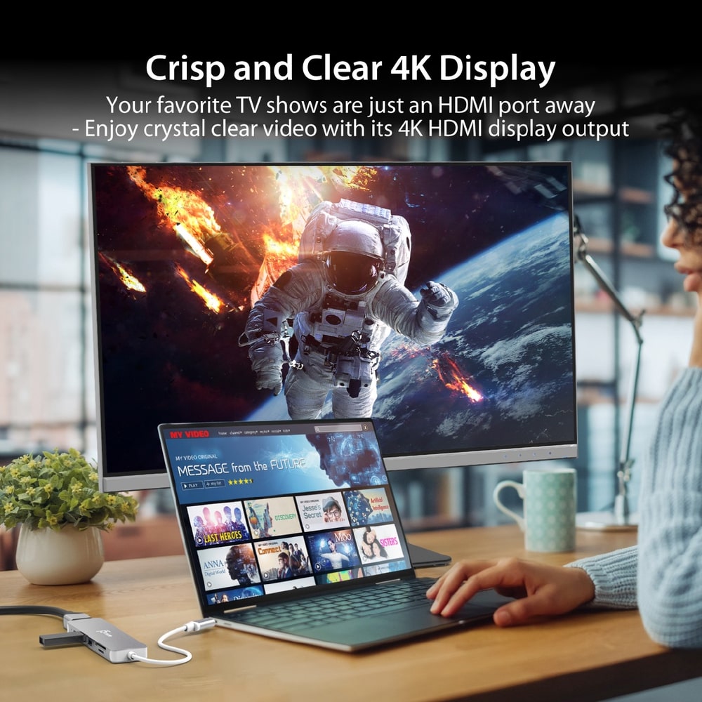 J5Create USB-C 6-in-1 4K HDMI™ Multi-Port Hub (JCD353)