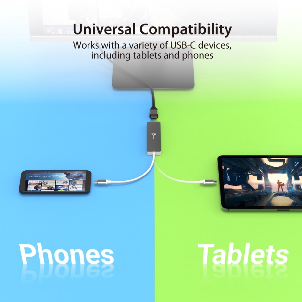 J5Create USB-C 6-in-1 4K HDMI™ Multi-Port Hub (JCD353)