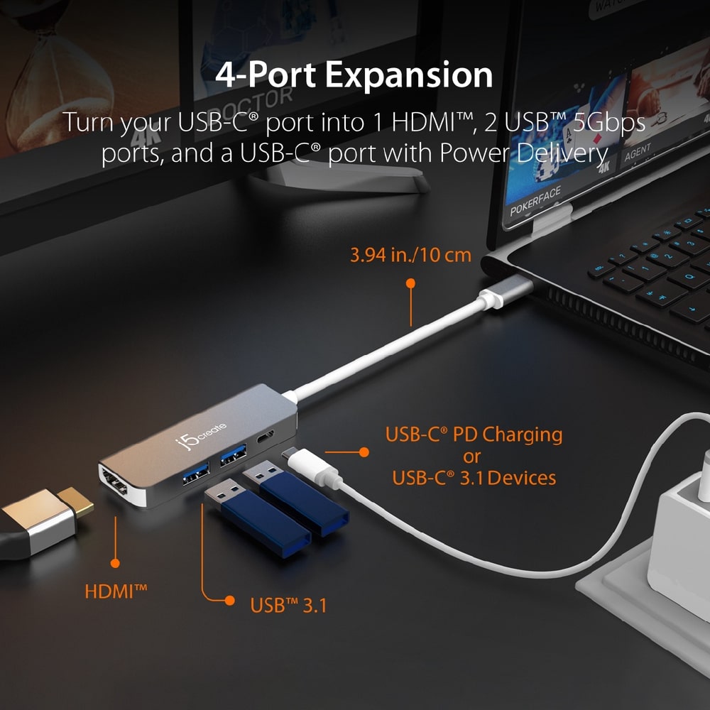 USB-C™ to 4K HDMI™ Adapter – j5create