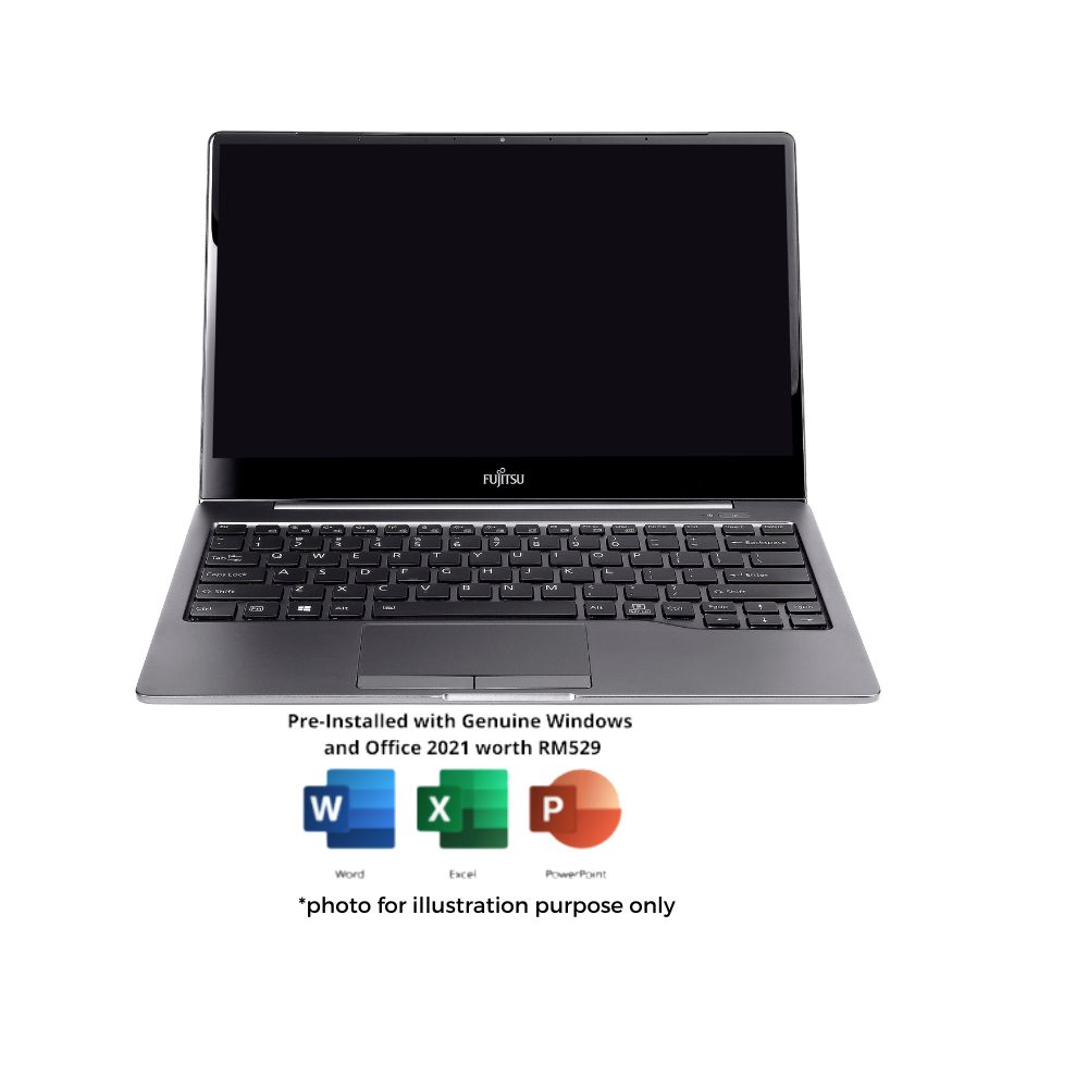 Fujitsu CH 4ZR1J04216 Laptop | i7-1165G7 | 16GB RAM 512GB SSD | 13.3" FHD | Iris® Xe | No Odd | W11 | MS OFFICE