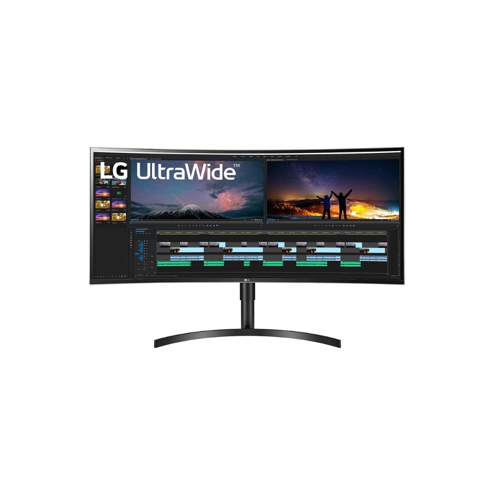 LG 38WN75C UltraWide 21:9 Curved Monitor | 38" / 5ms / QHD+ | IPS Panel | HDMI / DP | Audio | Adjustable | 3 Yrs Wrrnty