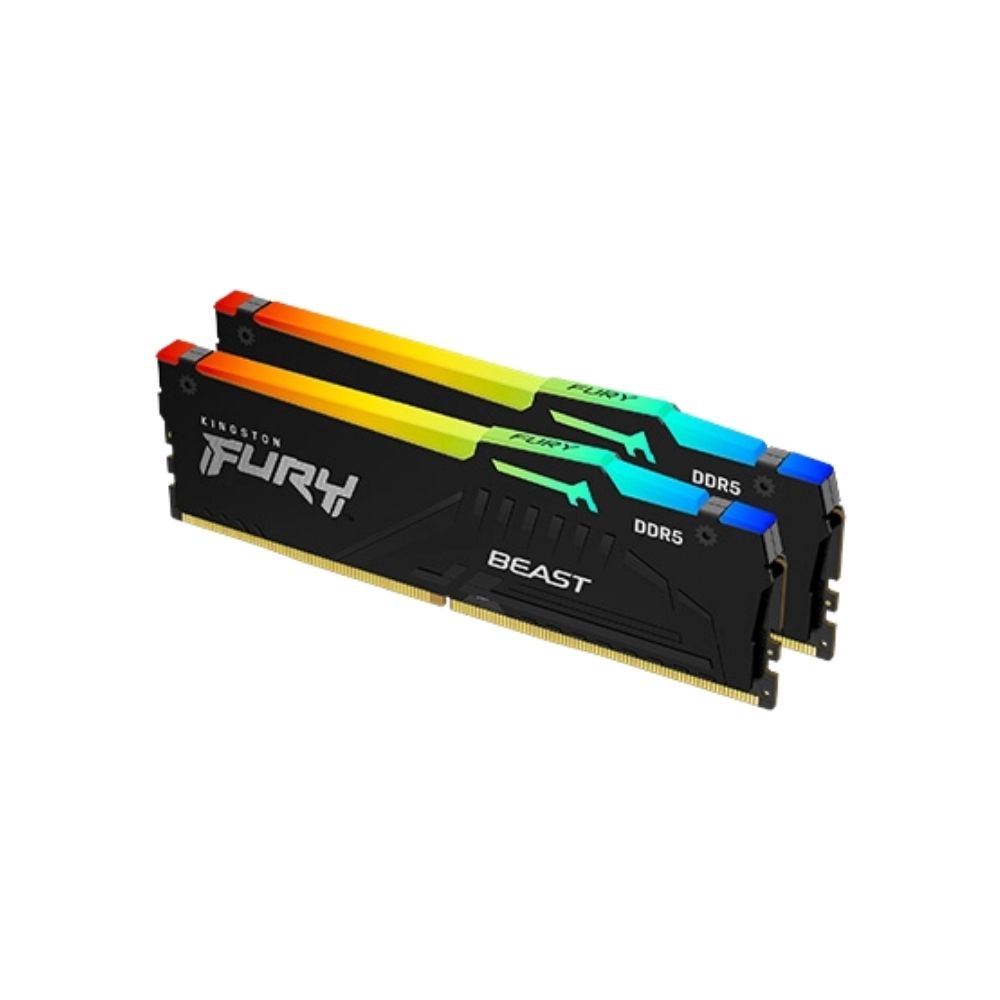 Kingston Fury Beast RGB DDR5 Desktop Ram DIMM Kit of 2