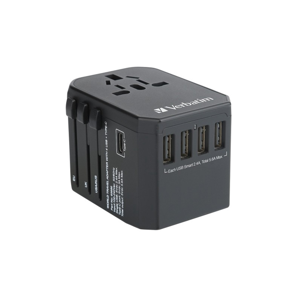 Verbatim 5 Ports Universal Travel Adaptor