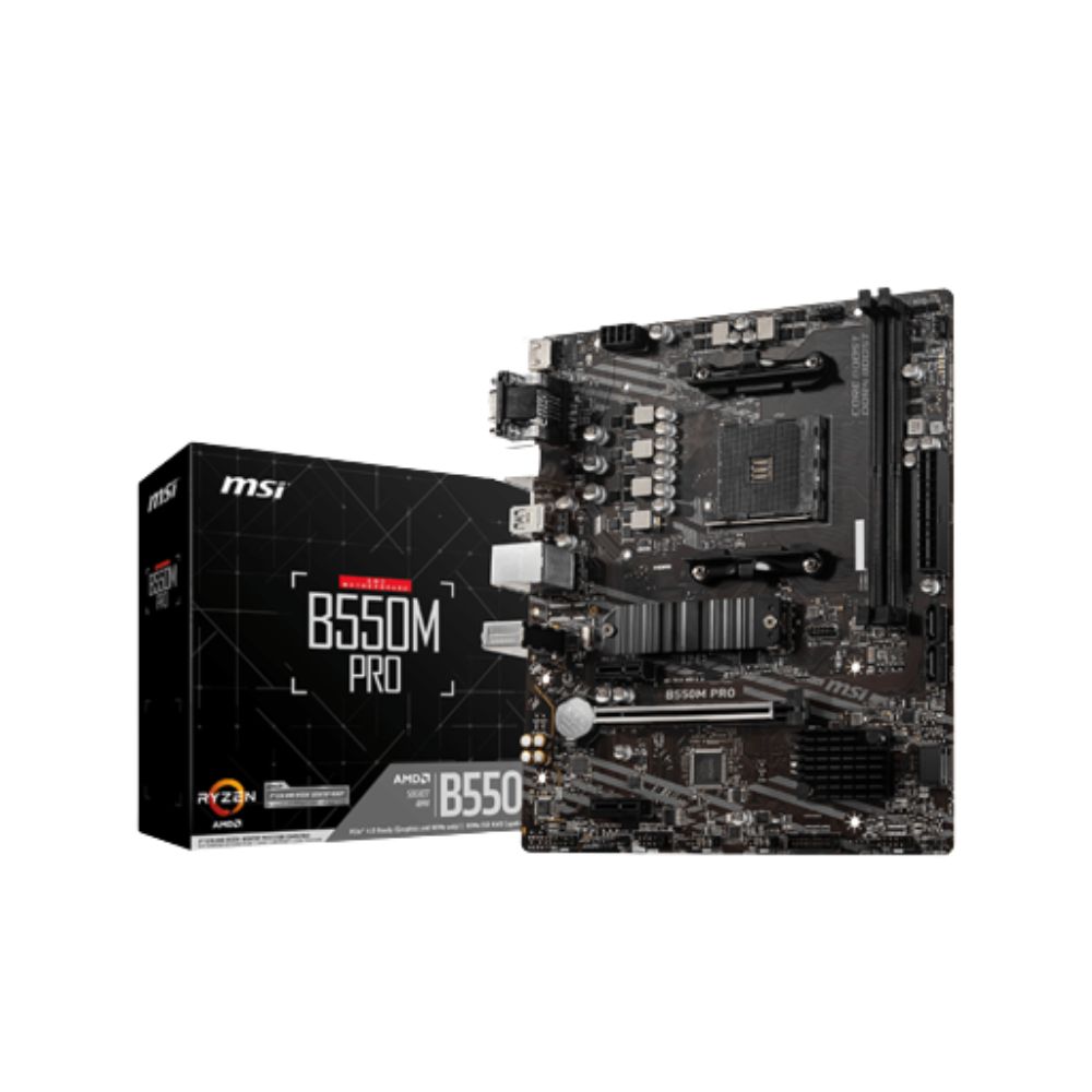 MSI AMD AM4 B550M-P GEN3 mATX Motherboard