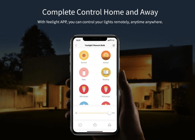 Yeelight Smart LED Filament Edison Vintage Amber Light Bulb ST64 YLDP23YL | Retro Design | WiFi APP Control