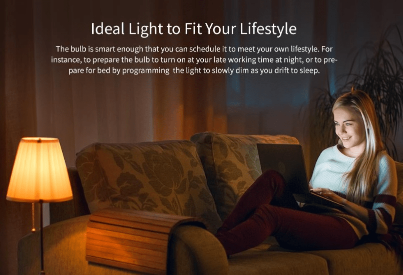 Yeelight Smart LED Filament Edison Vintage Amber Light Bulb ST64 YLDP23YL | Retro Design | WiFi APP Control