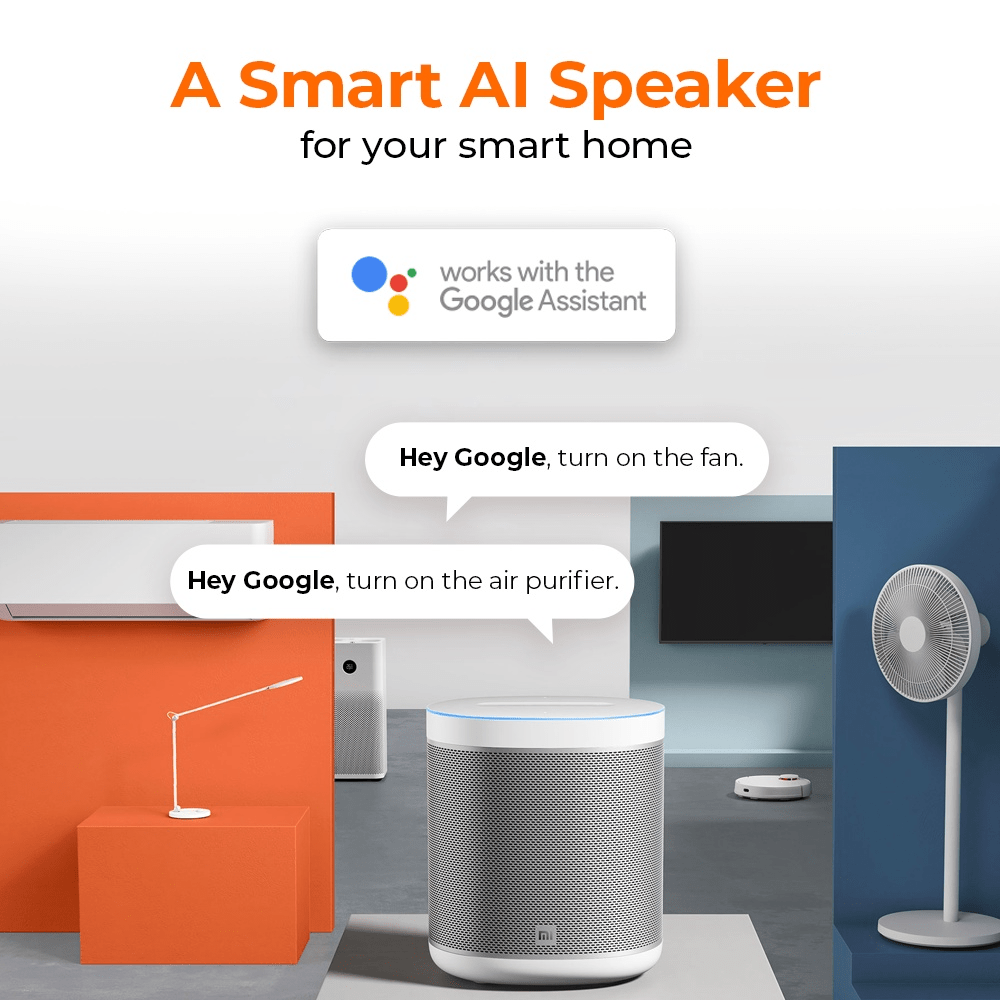 Xiaomi Mi Smart Speaker 12W | DTS Professional Tuned Sound | Build in Google Assistant