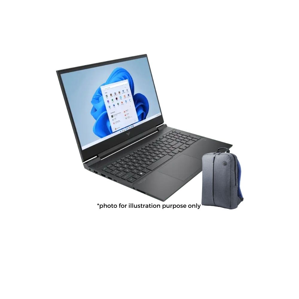 HP Victus 16-d1170TX Mica Silver Laptop | i7-12700H | 8GB RAM 512GB SSD | 16.1" FHD144Hz | RTX™3060 | No Odd | W11 | 2-Y Warranty | Bag