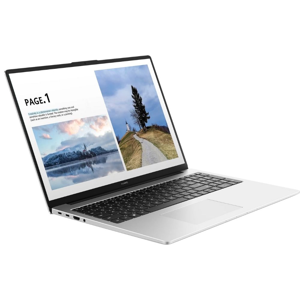 Huawei MateBook D16 2022 Silver Laptop | i7-12700H | 16GB RAM 512GB SSD | 16" WUXGA | Iris® Xe | W11 | MS OFFICE | 2Y Warranty