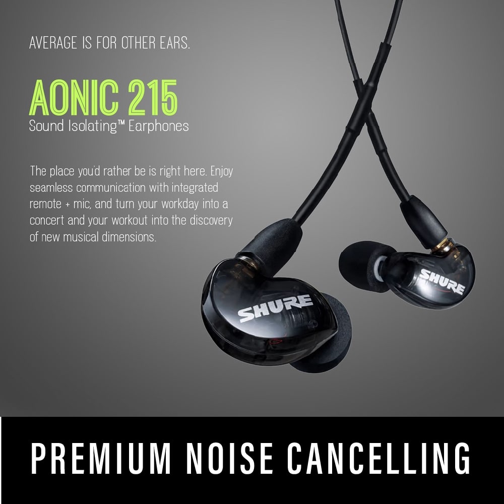 Shure AONIC 215 Sound Isolating™ Earphones
