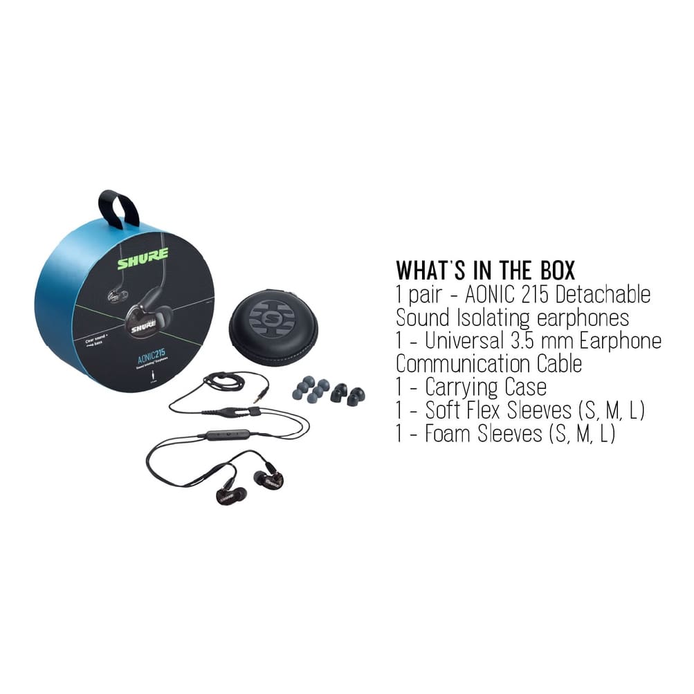 Shure AONIC 215 Sound Isolating™ Earphones