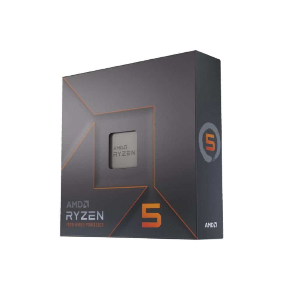 AMD Processor AM5 Ryzen 5 7600X 4.7~5.3GHz/38MB Cache/6-Cores 12-Threads/Radeon Graphics